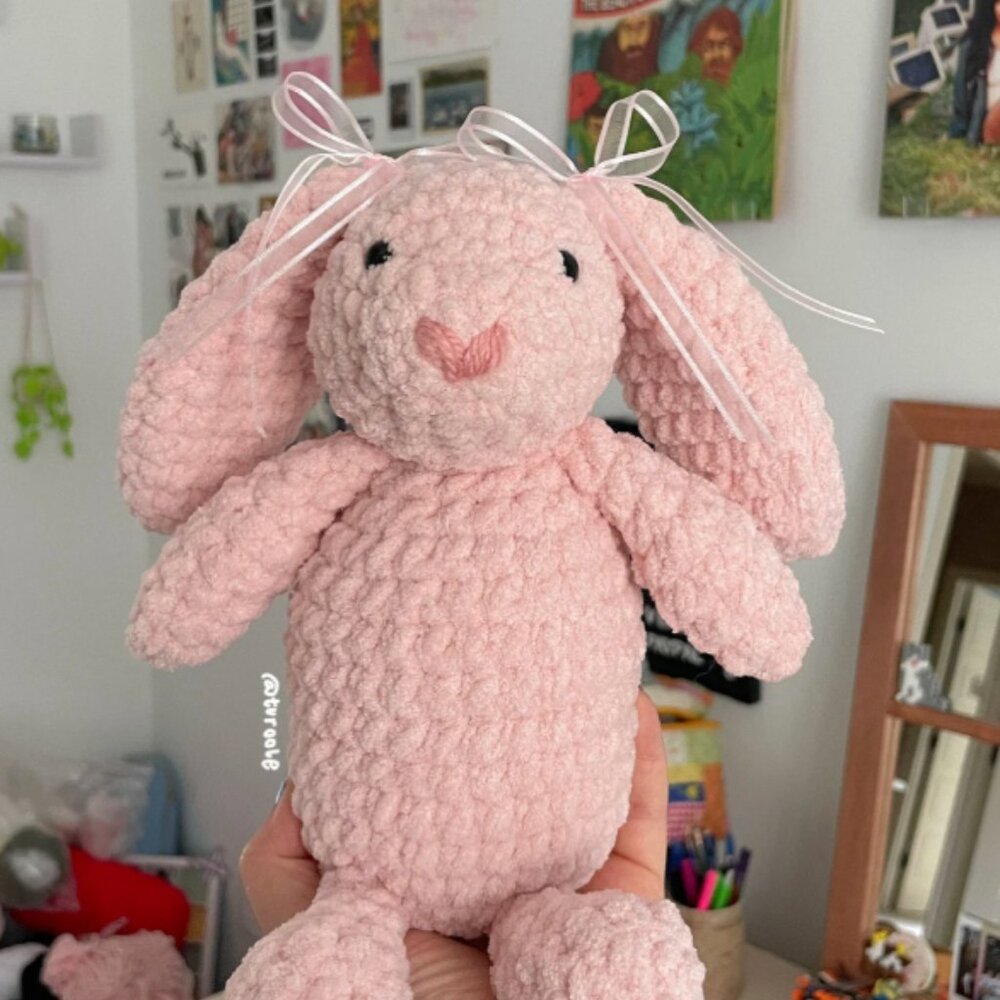 Crochet Jelly Cat Bunny - Picture 2 of 2